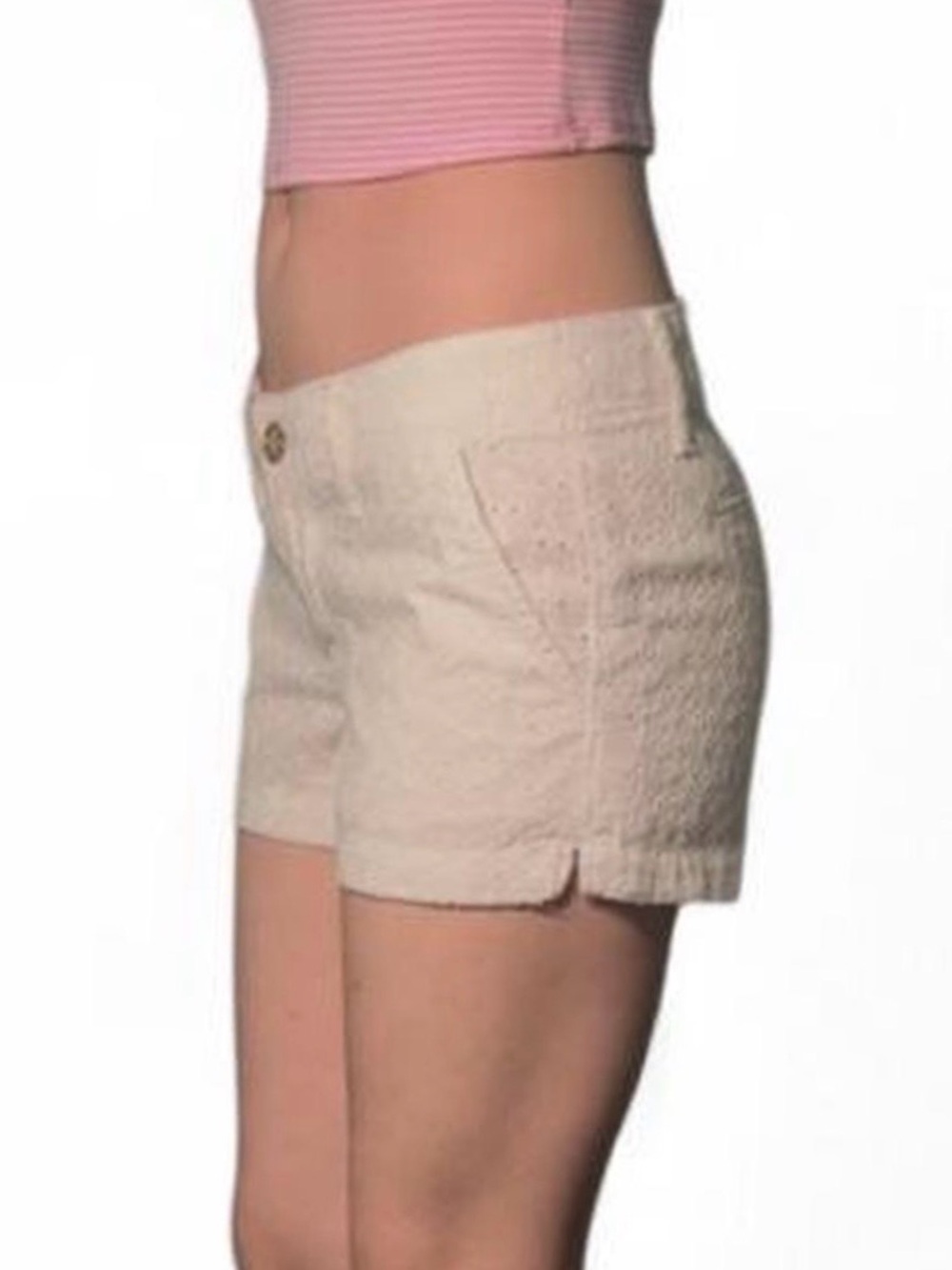 Y2K Vintage SO Shorts with subtle textured pattern